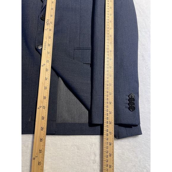 Banana Republic 40L 36x31 Slim Fit Blue Denim Look Unstructured Performance - Picture 13 of 16